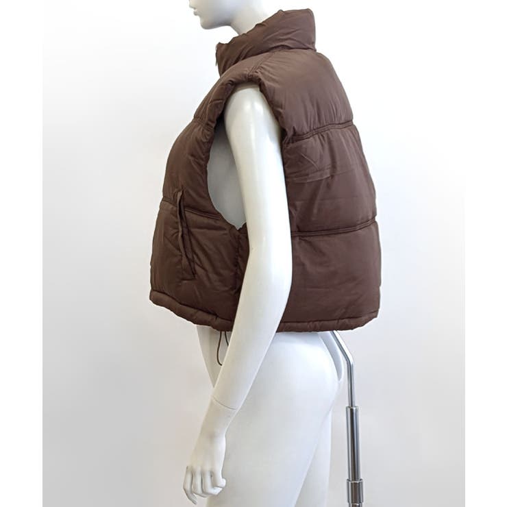 中綿ベスト ダウンベスト ショート丈ベスト | Riff | 詳細画像34 