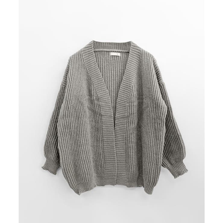 ニットカーディガン ガウン オーバーサイズ[品番：NETW0002099