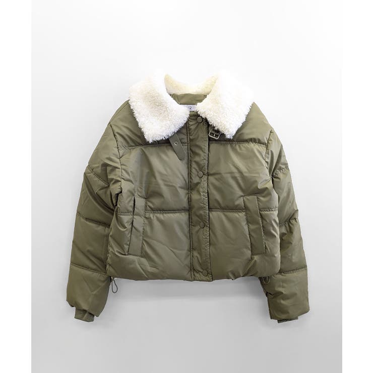 襟ボア中綿ジャケット ブルゾン ダウン | Riff | 詳細画像45 