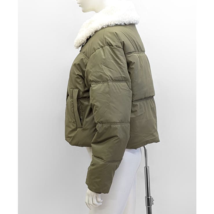 襟ボア中綿ジャケット ブルゾン ダウン | Riff | 詳細画像48 