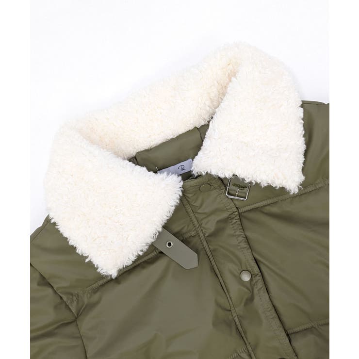 襟ボア中綿ジャケット ブルゾン ダウン | Riff | 詳細画像50 