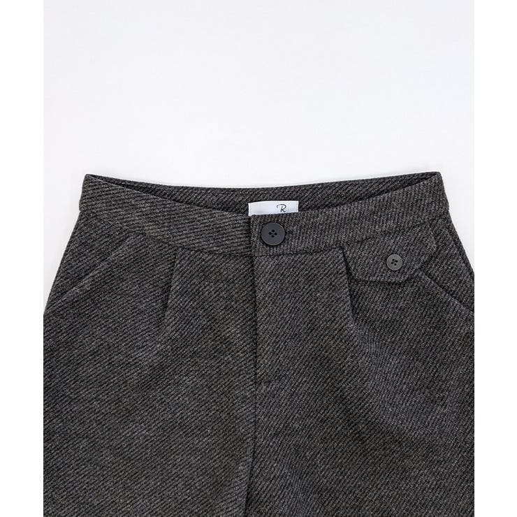 ハイウエストショートパンツ タック入り ショート丈[品番：NETW0002120