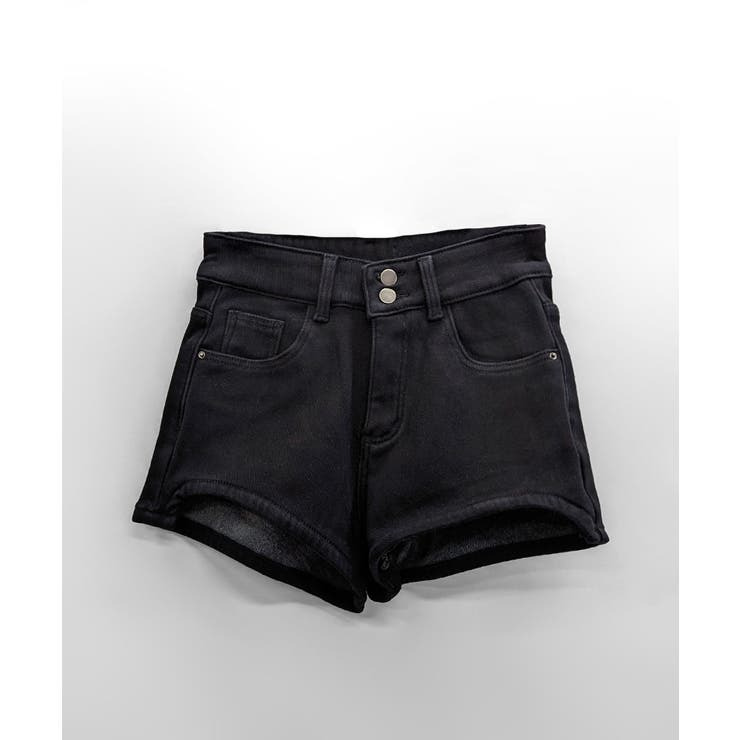 裏起毛ハイウエストショートパンツ ショート丈 ショーパン | Riff | 詳細画像28 