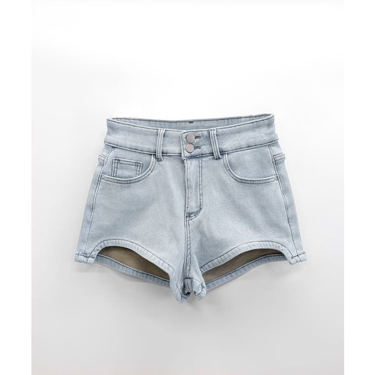 裏起毛ハイウエストショートパンツ ショート丈 ショーパン | Riff | 詳細画像31 