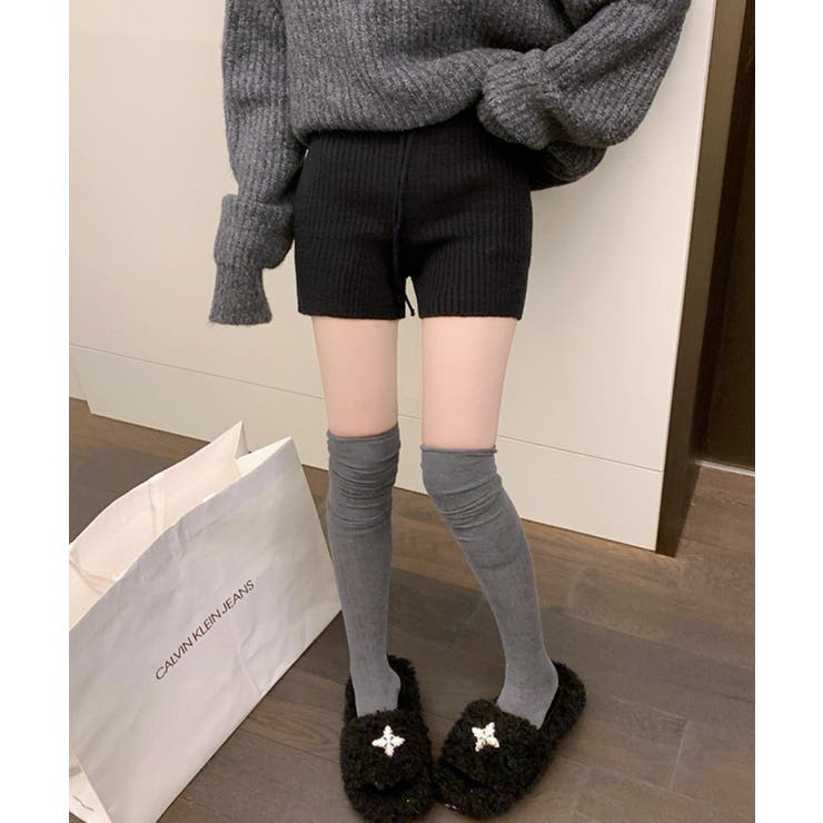 リブニットショートパンツ 短パン ショート丈 | Riff | 詳細画像15 