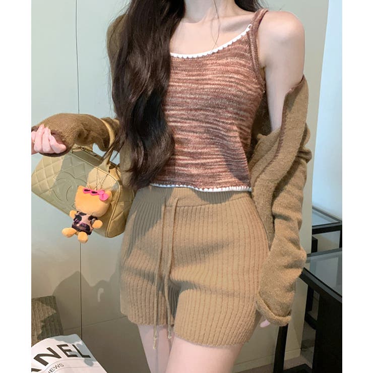 リブニットショートパンツ 短パン ショート丈 | Riff | 詳細画像20 