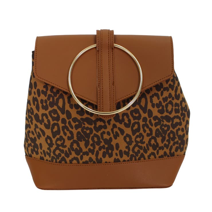 キャメル | ヒョウ柄リュック 豹柄 レオパード | Riff