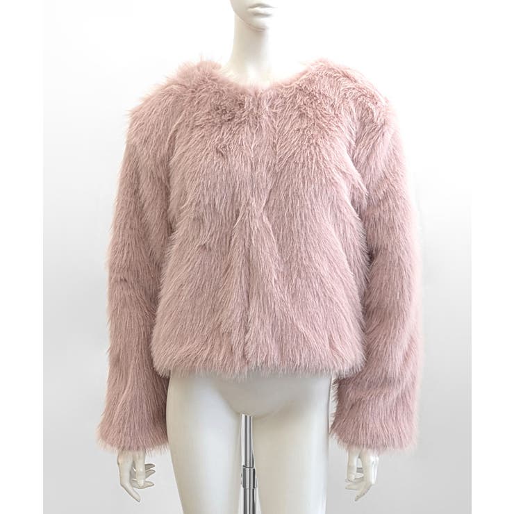 ノーカラーエコファージャケット コート フェイクファー | Riff | 詳細画像34 