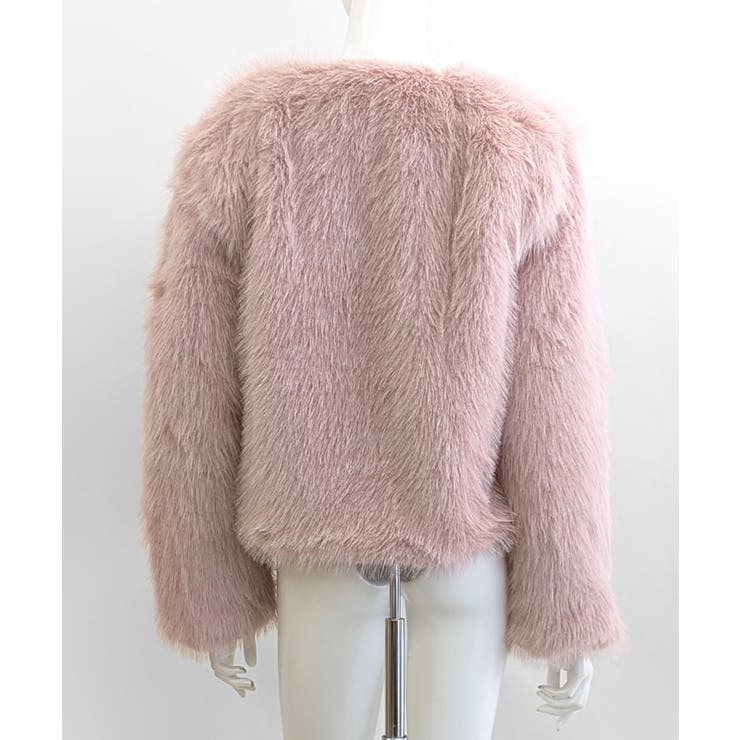 ノーカラーエコファージャケット コート フェイクファー | Riff | 詳細画像36 