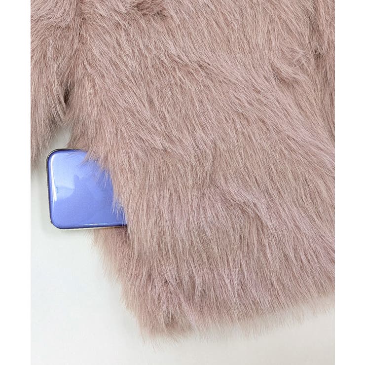 ノーカラーエコファージャケット コート フェイクファー | Riff | 詳細画像40 