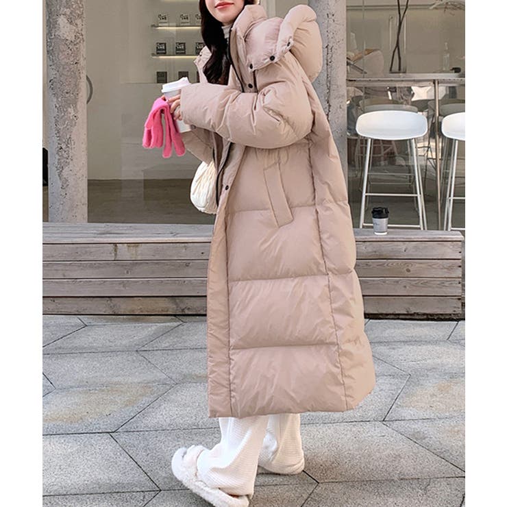 フード付き中綿ロングコート ブルゾン ジャケット | Riff | 詳細画像10 