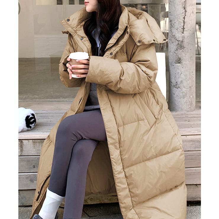 フード付き中綿ロングコート ブルゾン ジャケット | Riff | 詳細画像17 