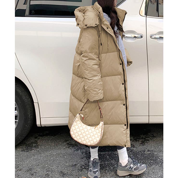 フード付き中綿ロングコート ブルゾン ジャケット | Riff | 詳細画像21 