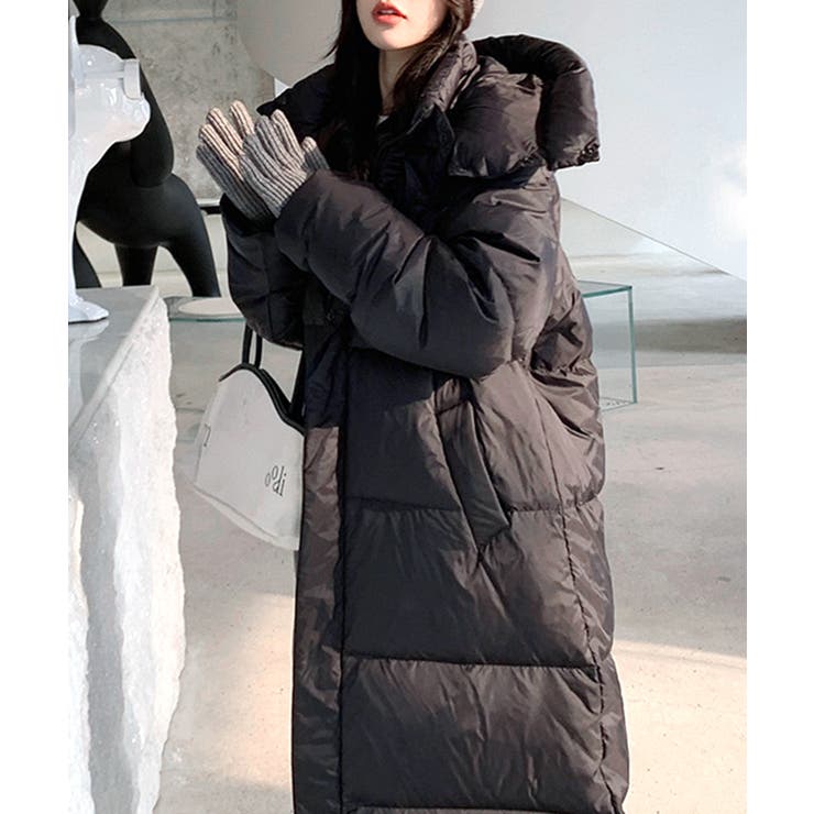 フード付き中綿ロングコート ブルゾン ジャケット | Riff | 詳細画像5 