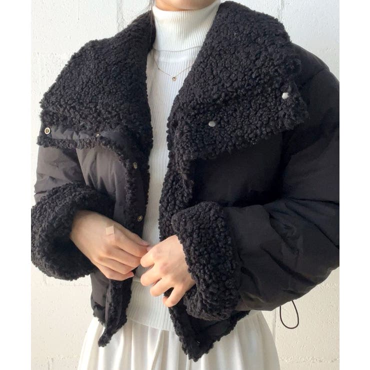 リバーシブルボアブルゾン ジャケット 2WAY | Riff | 詳細画像12 