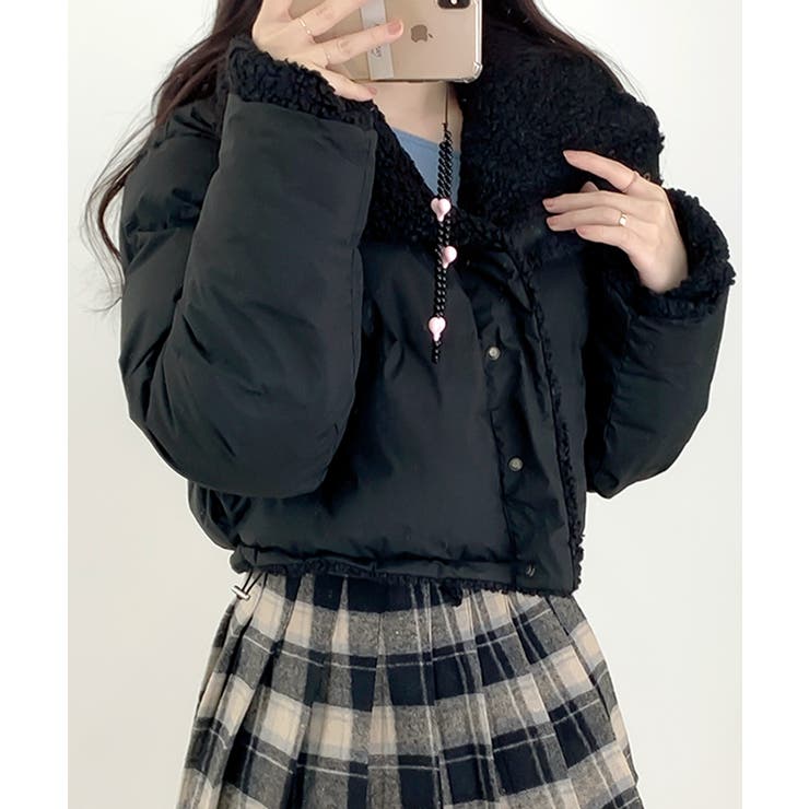 リバーシブルボアブルゾン ジャケット 2WAY | Riff | 詳細画像14 