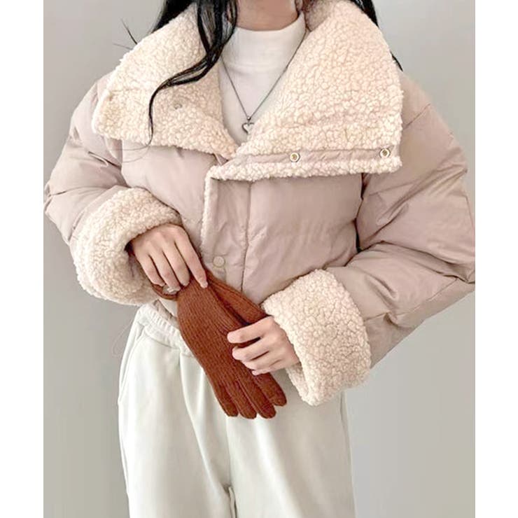 リバーシブルボアブルゾン ジャケット 2WAY | Riff | 詳細画像17 