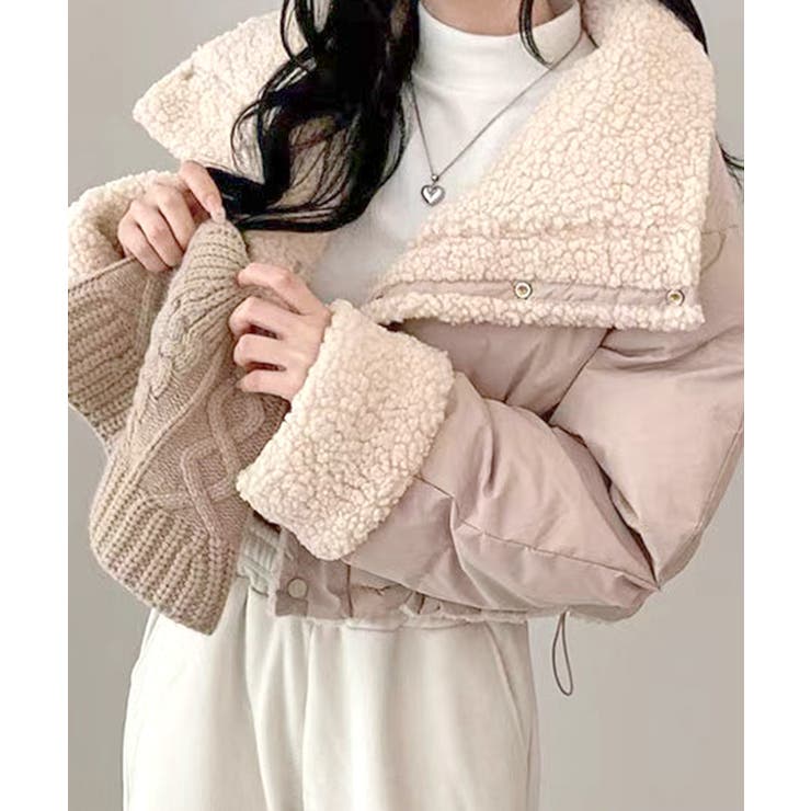 リバーシブルボアブルゾン ジャケット 2WAY | Riff | 詳細画像18 