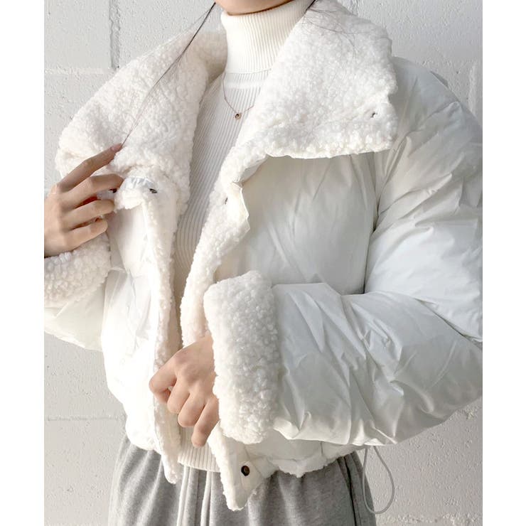 リバーシブルボアブルゾン ジャケット 2WAY | Riff | 詳細画像2 