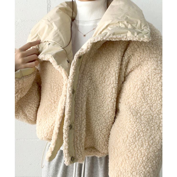 リバーシブルボアブルゾン ジャケット 2WAY | Riff | 詳細画像24 