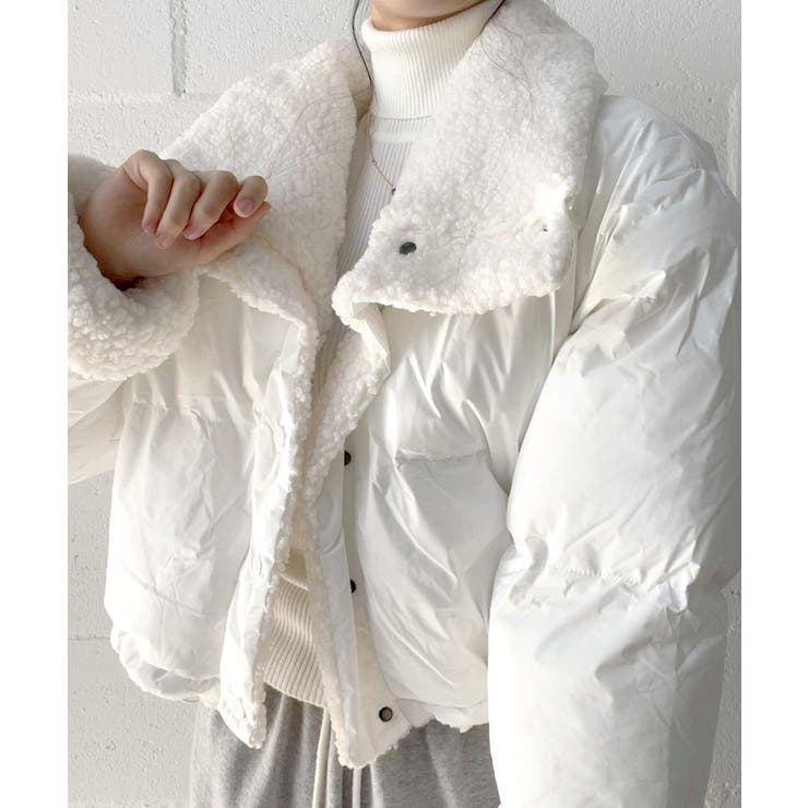 リバーシブルボアブルゾン ジャケット 2WAY | Riff | 詳細画像3 