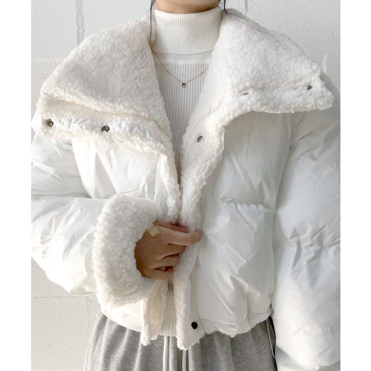 リバーシブルボアブルゾン ジャケット 2WAY | Riff | 詳細画像4 