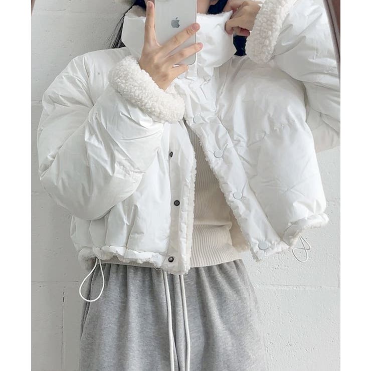 リバーシブルボアブルゾン ジャケット 2WAY | Riff | 詳細画像6 