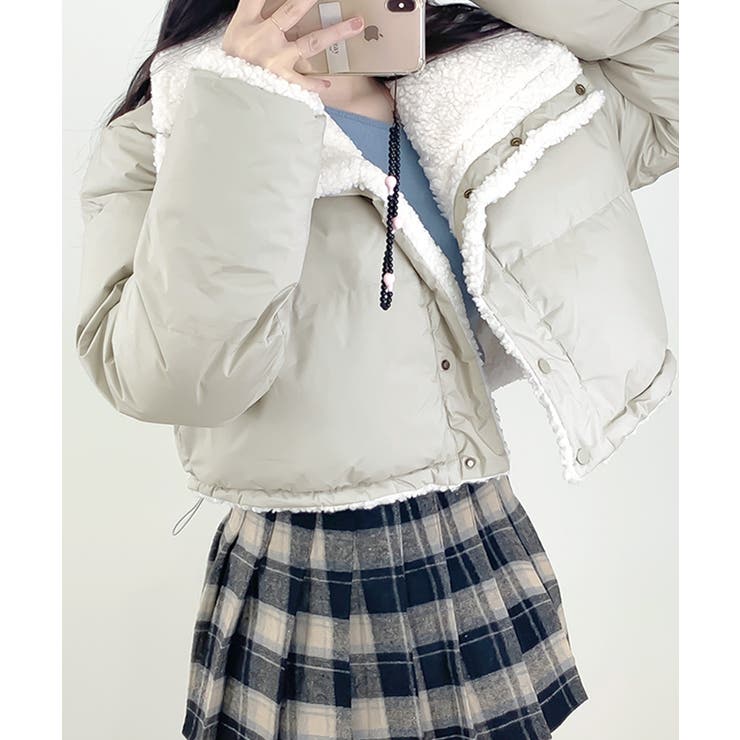 リバーシブルボアブルゾン ジャケット 2WAY | Riff | 詳細画像7 