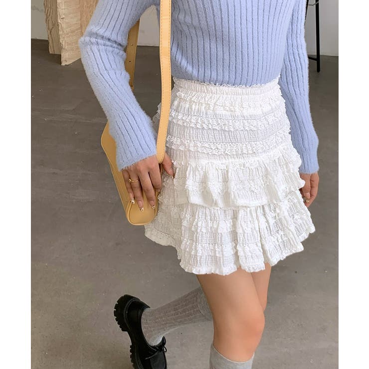 DION LEE ストレッチコットン＆ジャージー ミニスカート パネル