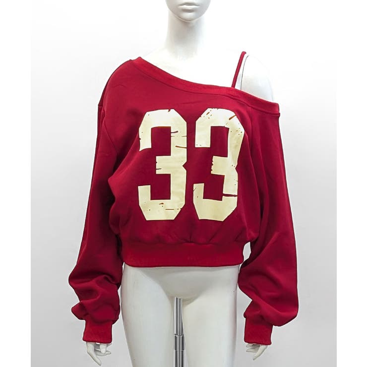 プリントワンショルトップス ロゴ オフショル | Riff | 詳細画像24 