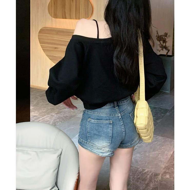 プリントワンショルトップス ロゴ オフショル | Riff | 詳細画像4 