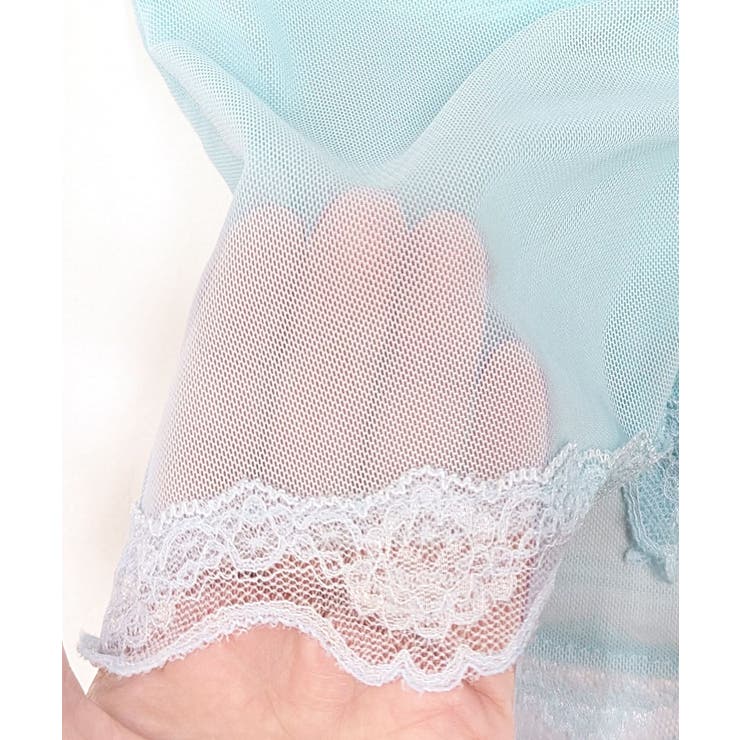 [2点セット] ベルスリーブシアーブラウス+キャミソールセット アンサンブル | Riff | 詳細画像20 