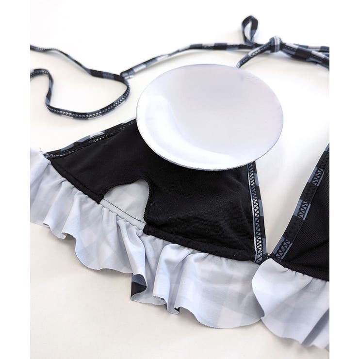 [2点セット] ギンガムチェックフリルビキニ 水着 | Riff | 詳細画像14 