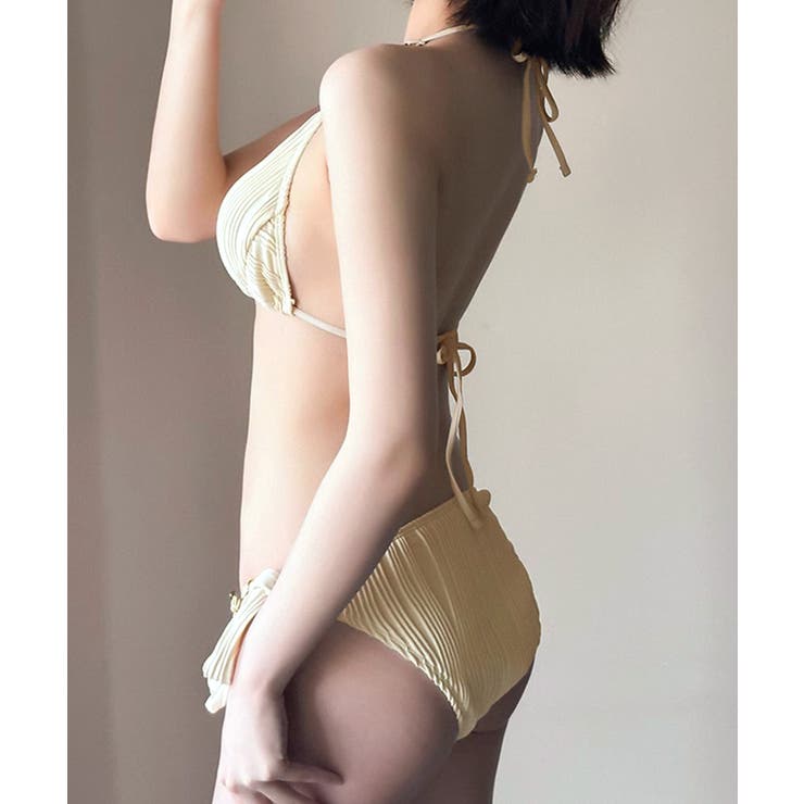 ホルターネックチェーンビキニ 水着 無地 | Riff | 詳細画像20 