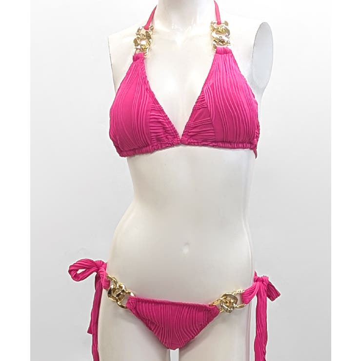 ホルターネックチェーンビキニ 水着 無地 | Riff | 詳細画像31 