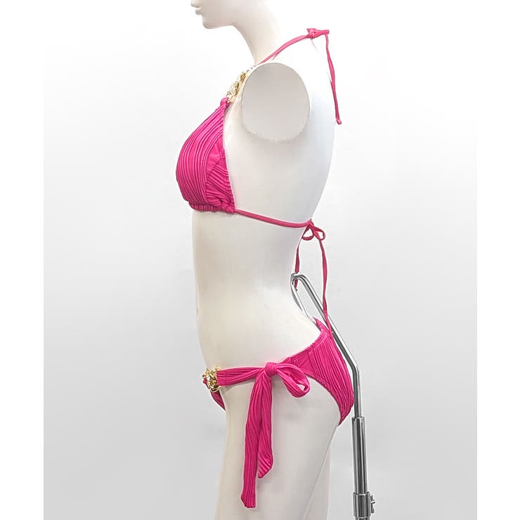 ホルターネックチェーンビキニ 水着 無地 | Riff | 詳細画像33 