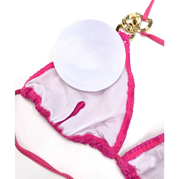 ホルターネックチェーンビキニ 水着 無地 | Riff | 詳細画像36 