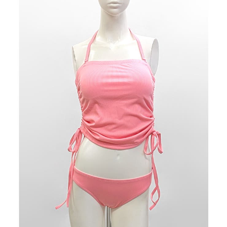 [2点セット] ホルターネック裾シャーリングビキニ 水着 | Riff | 詳細画像26 