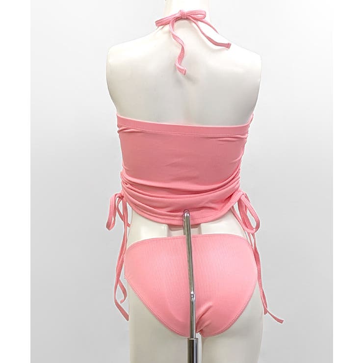 [2点セット] ホルターネック裾シャーリングビキニ 水着 | Riff | 詳細画像28 