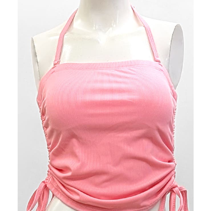 [2点セット] ホルターネック裾シャーリングビキニ 水着 | Riff | 詳細画像29 