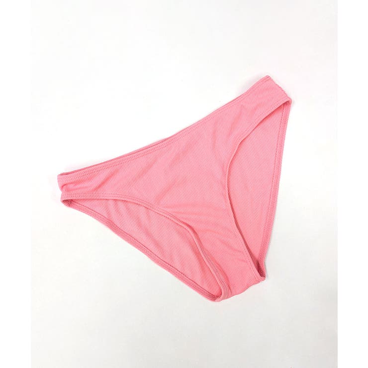 ホルターネック裾シャーリングビキニ 水着 体型カバー[品番