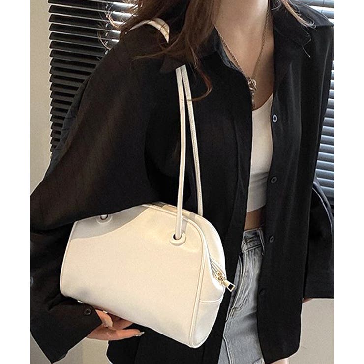 アイボリー | ボストンショルダーバッグ ハンドバッグ ミニバッグ | Riff