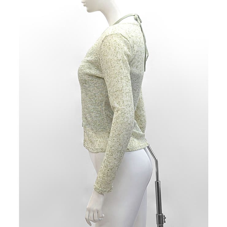 [2点セット] レースアップトップス+ホルターネックキャミソール アンサンブル | Riff | 詳細画像24 