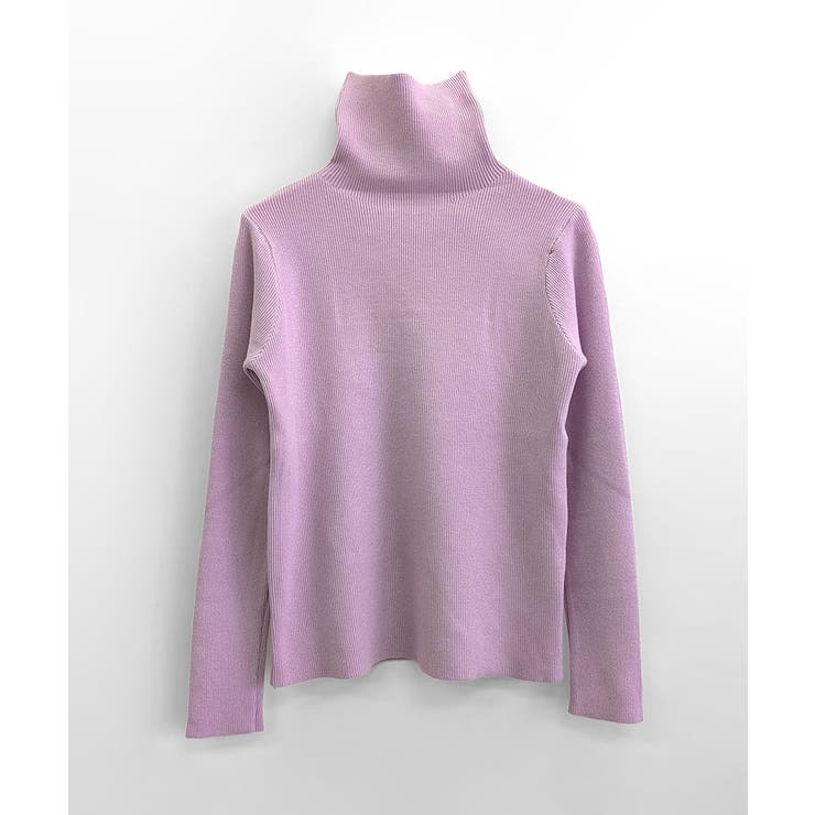 ハイネックリブニット リブ編み タートルネック | Riff | 詳細画像51 