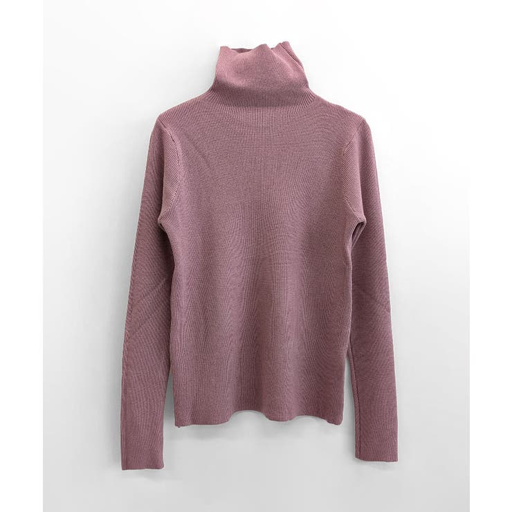 ハイネックリブニット リブ編み タートルネック | Riff | 詳細画像53 