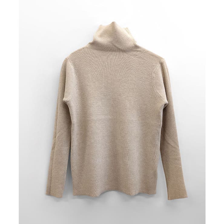 ハイネックリブニット リブ編み タートルネック | Riff | 詳細画像56 