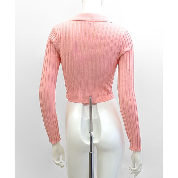 カシュクールニット ショート丈 スキッパー襟 | Riff | 詳細画像24 