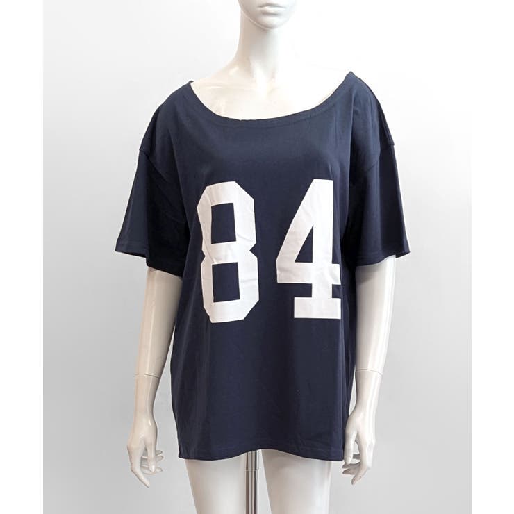 ワンショルダーナンバリングトップス Tシャツ ロゴ | Riff | 詳細画像22 
