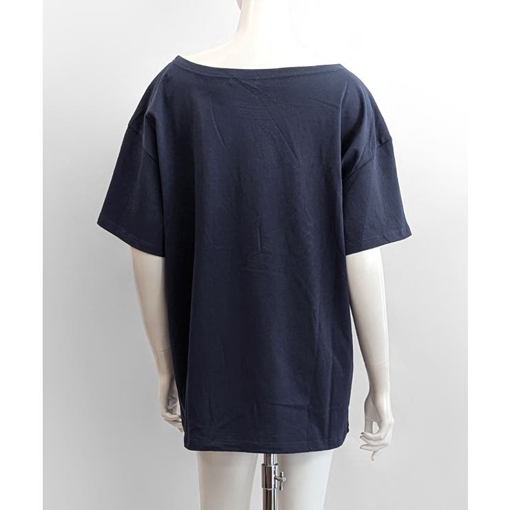 ワンショルダーナンバリングトップス Tシャツ ロゴ | Riff | 詳細画像24 