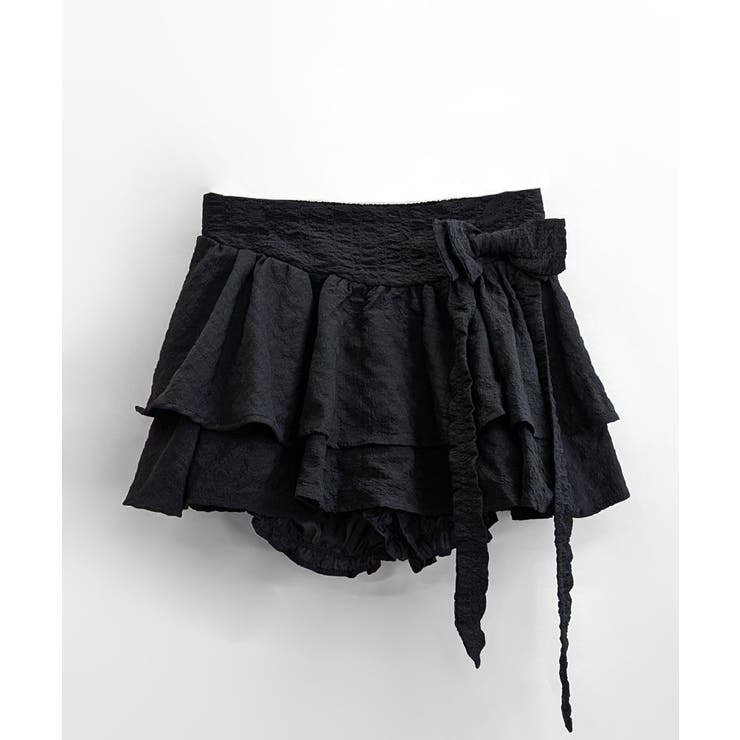 リボンティアードミニスカート インパン付き ショート丈スカート | Riff | 詳細画像22 